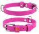 Collar WauDog GLAMOUR - шкіряний нашийник для собак (без прикрас) - 46-60 см Ментоловий Petmarket
