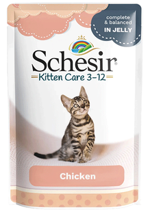 Schesir Kitten Care Chicken In Jelly - натуральні консерви для кошенят (куряче філе в желе) Petmarket