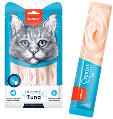 Wanpy Creamy Lickable Treats Tuna - жидкое лакомство с тунцом для котов Petmarket