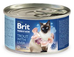 Brit Premium TROUT & LIVER - влажный корм для кошек (форель/печень) - 200 г Petmarket