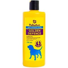 Palladium GOLDEN DEFENCE - шампунь от блох и клещей для собак средних пород - 250 мл Petmarket