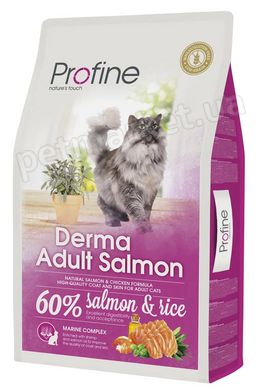 Profine Cat Derma Salmon - корм для здоровья кожи и шерсти кошек - 2 кг Petmarket