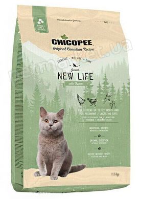Chicopee Classic Nature JUNIOR New Life Chicken - корм для котят (курица) - 15 кг % Petmarket