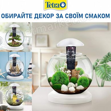 Tetra CASCADE GLOBE - круглый аквариум для рыб - Белый Petmarket