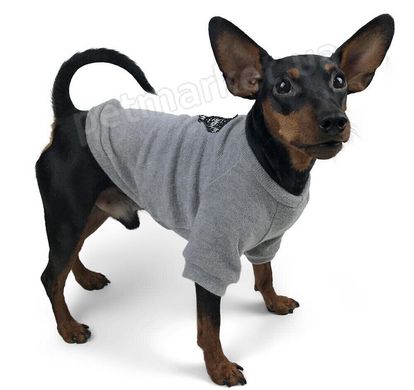 Dogs Bomba СЕРЦЕ теплий светр для собак - №6, Сірий Petmarket