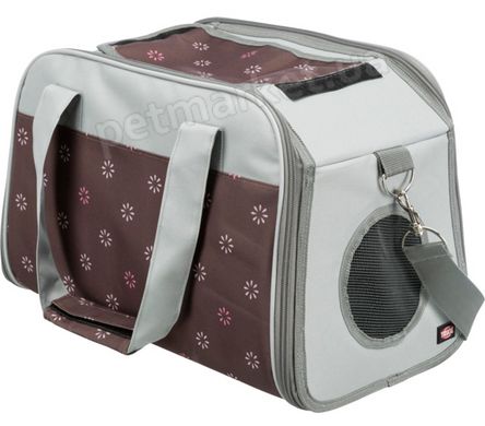 Trixie Libby сумка-переноска для собак и кошек - 42х25х27 см, Коричневый/серый % Petmarket