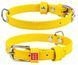 Collar WauDog GLAMOUR - шкіряний нашийник для собак (без прикрас) - 46-60 см Ментоловий Petmarket