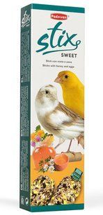 Padovan Stix Sweet Canarini - Падован - лакомство для канареек с медом и яйцом - 80 г Petmarket