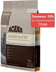 Acana LIGHT & FIT Heritage Formula - корм для собак с избыточным весом - 340 г Petmarket
