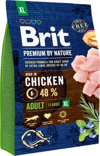 Brit Premium ADULT XL - корм для собак гігантських порід - 3 кг Petmarket