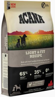 Acana Light & Fit Recipe корм для собак з надмірною вагою - 11,4 кг Petmarket
