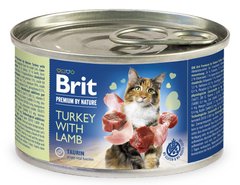 Brit Premium TURKEY & LAMB - вологий корм для котів (індичка/ягня) - 200 г Petmarket