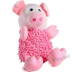 Flamingo SHAGGY PIG - Кудлата Свинка - м'яка іграшка для собак Petmarket