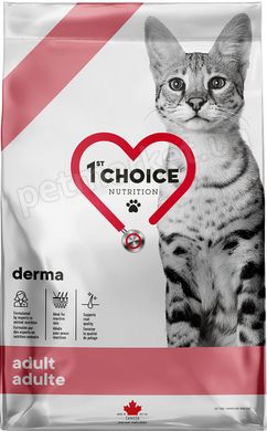 1st Choice Derma - беззерновий корм для котів з чутливою шкірою - 4,5 кг Petmarket