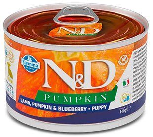Farmina N&D Puppy Mini Ягня/гарбуз/чорниця - консерви для цуценят, 140 г Petmarket