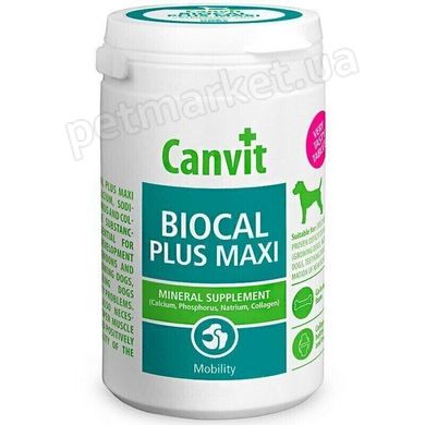 Canvit BIOCAL PLUS MAXI - Біокаль Плюс Максі - мінеральна добавка для собак великих порід Petmarket