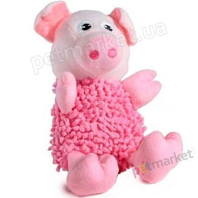 Flamingo SHAGGY PIG - Кудлата Свинка - м'яка іграшка для собак Petmarket