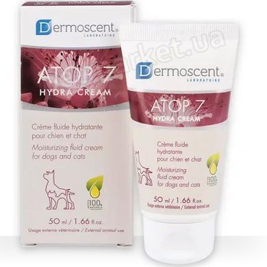 Dermoscent ATOP-7 Hydra Cream - зволожуючий крем-флюїд для шкіри собак та котів - 50 мл % Petmarket