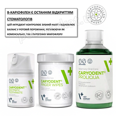 Vet Expert Caryodent Proliqua - жидкая добавка к питьевой воде для гигиены полости рта собак и кошек (концентрат) Petmarket