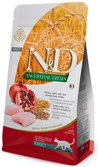 N&D Prime Cat Chicken & Pomegranate низькозерновий корм для кішок (курка/гранат) - 10 кг Petmarket