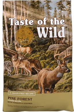 Taste of the Wild Pine Forest холистик корм для собак и щенков (оленина/ягненок) - 5,6 кг % Petmarket