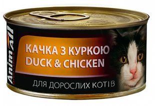 Animall Duck & Chicken - влажный корм для кошек (утка с полосками курицы) Petmarket