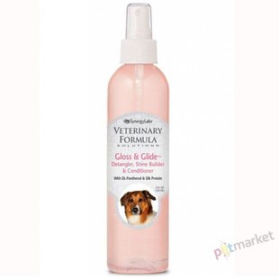 Veterinary Formula GLOSS & GLIDE - кондиціонер для легкого розчісування і блиску шерсті собак і кішок Petmarket