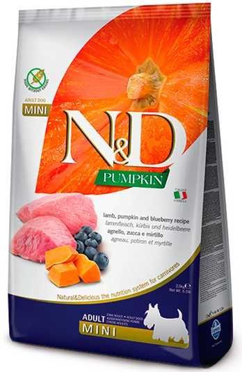 N&D Pumpkin Adult Mini Lamb & Blueberry беззерновой корм для собак