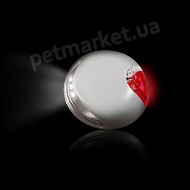 Flexi LED Lighting System - светодиодный фонарик для поводков-рулеток flexi - Серый % Petmarket