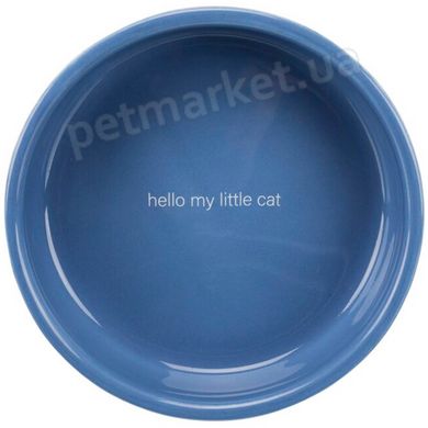 Trixie Hello my little cat - миска керамическая для кошек - 300 мл, Красный Petmarket