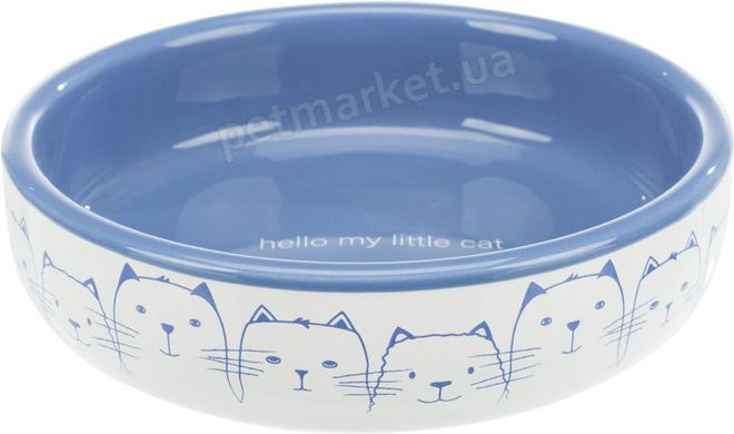 Trixie Hello my little cat - миска керамическая для кошек - 300 мл, Красный Petmarket