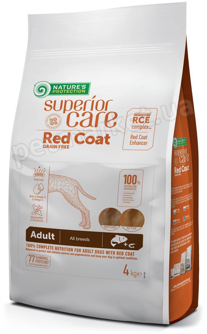 Nature's Protection Superior Care Red Coat Grain Free Adult All