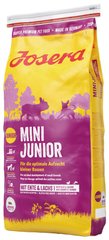 Josera MINI JUNIOR - корм для щенков мелких пород (утка/рис) - 15 кг Petmarket