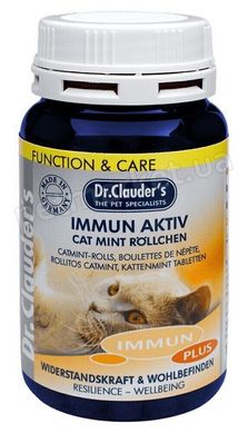 Dr.Clauder's IMMUN AKTIV Cat Mint - Іммун Актив Котяча М'ята - добавка для підтримки життєвих сил і імунітету кішки - 100 г % Petmarket