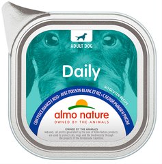 Almo Nature Daily Белая рыба/рис влажный корм для собак - 100 г Petmarket