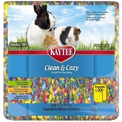 Kaytee Clean & Cozy BIRTHDAY CAKE - подстилка из целлюлозы для грызунов, хорьков, птиц, рептилий - 4,1 л Petmarket