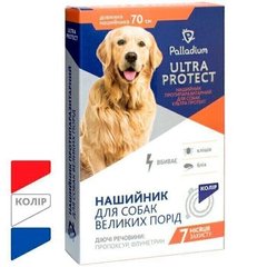 Palladium ULTRA PROTECT - ошейник от блох и клещей для собак крупных пород - синий Petmarket