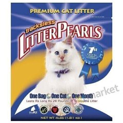 Litter Pearls TRACKLESS - кварцевый наполнитель для кошачьего туалета - 3,8 л Petmarket