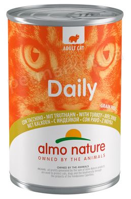 Almo Nature Daily Індичка - вологий корм для кішок, 400 г Petmarket