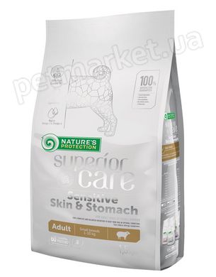 Nature's Protection Sensitive Skin & Stomach Small Breed корм для собак малых пород с чувствительной кожей и пищеварением - 10 кг % Petmarket