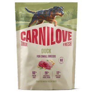 Carnilove True Fresh Duck Small Breed - беззерновий корм для собак дрібних порід (качка) - 4 кг Petmarket