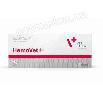VetExpert HEMOVET - вітамінно-мінеральний препарат проти анемії для собак Petmarket