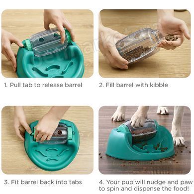 Outward Hound Dog Spin N`Eat Grn - Аутвард Хаунд - головоломка-годівниця для собак Petmarket