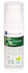 Dermoscent PYOclean - антимікробний спрей при інфекціях шкіри у собак та котів % Petmarket