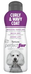 TropiClean Perfect Fur Curly & Wavy Coat - шампунь для собак с кудрявой и волнистой шерстью Petmarket
