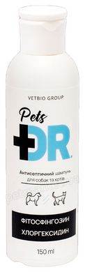 Dr.Pets Антисептичний шампунь фітосфінгозин/хлоргексидин для собак та котів - 150 мл Petmarket