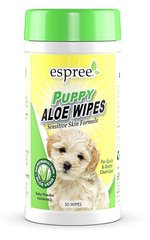 Espree PUPPY Wipes - влажные салфетки для ухода за щенками - 50 шт Petmarket