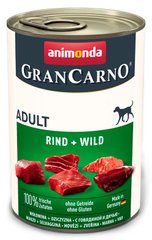 Animonda GranCarno ADULT Beef & Game - консерви для собак (яловичина/дичина) Petmarket