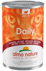 Almo Nature Daily Утка - влажный корм для кошек, 400 г Petmarket