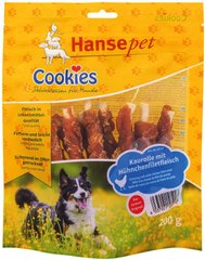 Hansepet COOKIES Chicken - лакомства куриное филе на палочке для собак, 200 г Petmarket